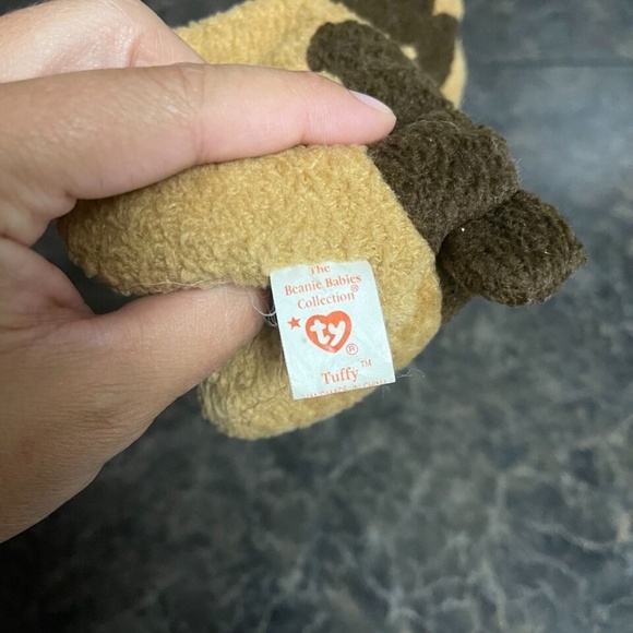 TY Beanie Babies 1996 Tuffy Brown Dog - Picture 6 of 7
